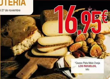 Oferta de Queso Pata Milo Oveja por 16,95€ en Masymas