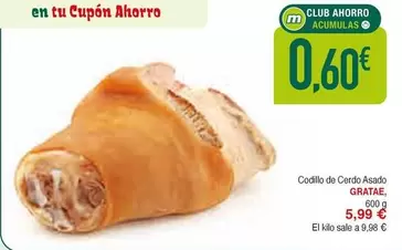 Oferta de Codillo De Cerdo Asado por 0,6€ en Masymas