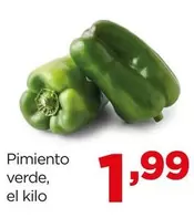 Oferta de Pimiento Verde por 1,99€ en Alimerka