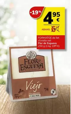 Oferta de Flor de Esgueva - Formatge De Let D'Ovella Velo por 4,95€ en Supermercados Charter