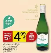 Oferta de Viña Sol - Vi Blanc Ecològic Do Catalunya por 4,99€ en Supermercados Charter