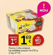 Oferta de La Lechera - Panna Cotta Original por 1,69€ en Supermercados Charter