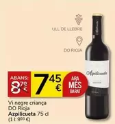 Oferta de Azpilicueta - Vi Negre Criança Do Rioja por 7,45€ en Supermercados Charter