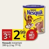 Oferta de Nestlé - Nesquik Instantani por 2,99€ en Supermercados Charter