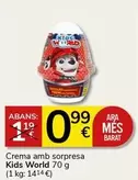 Oferta de Kids - Crema Amb Sorpresa  World por 0,99€ en Supermercados Charter