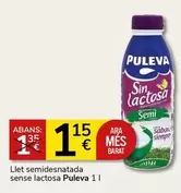 Oferta de Puleva - Llet Semidesnatada Sense Lactosa por 1,15€ en Supermercados Charter