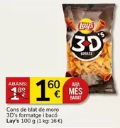 Oferta de Lay's - Cons De Blat De Moro 3d's Formatge I Baco por 1,6€ en Supermercados Charter