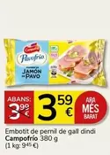 Oferta de Campofrío - Embotit De Pernil De Gall Dindi por 3,59€ en Supermercados Charter