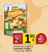 Oferta de Purina - Snacks Per A Gossos Funtastix Friskies por 1,9€ en Supermercados Charter