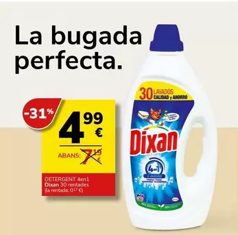 Oferta de Dixan - Detergent 4en 1 por 4,99€ en Supermercados Charter