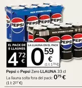 Oferta de Pepsi - Zero por 4,72€ en Supermercados Charter