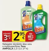 Oferta de Tenn - Netejador Domèstic Aloe Vera O Multisuperficies por 2,95€ en Supermercados Charter