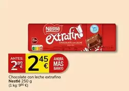 Oferta de Nestlé - Chocolate Con Leche Extrafino por 2,45€ en Supermercados Charter