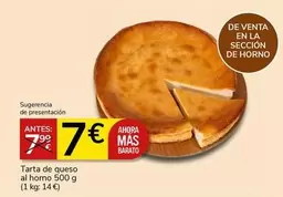 Oferta de Mas - Tarta De Queso Al Horno por 7€ en Supermercados Charter