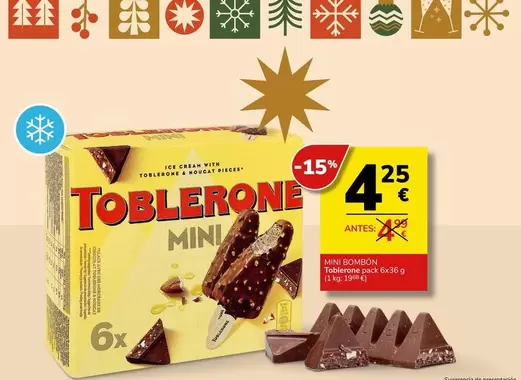 Oferta de Toblerone - Mini por 4,25€ en Supermercados Charter