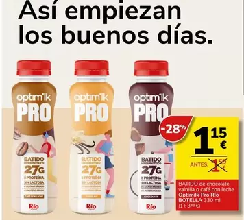 Oferta de Rio - Batido De Chocolate por 1,15€ en Supermercados Charter