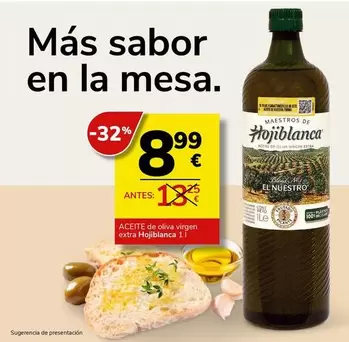 Oferta de Hojiblanca - Aceite De Oliva Virgen Extra por 8,99€ en Supermercados Charter