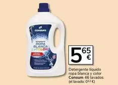 Oferta de Consum - Detergente Liquido Ropa Blanca Y Color por 5,65€ en Supermercados Charter