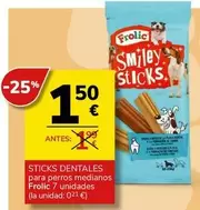 Oferta de Frolic - Sticks Dentales por 1,5€ en Supermercados Charter