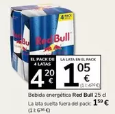 Oferta de Red Bull - Bebida Energetica por 1,05€ en Supermercados Charter