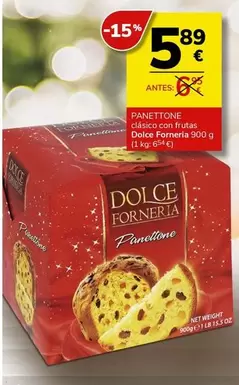 Oferta de Panettone por 5,89€ en Supermercados Charter