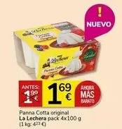 Oferta de La Lechera - Panna Cotta Original por 1,69€ en Supermercados Charter