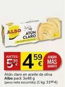 Oferta de Albo - Atun Claro En Aceite De Oliva por 4,59€ en Supermercados Charter