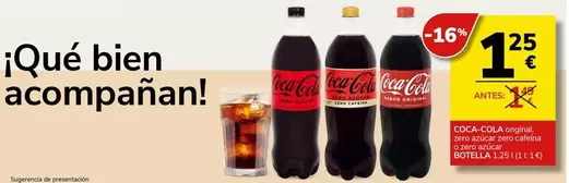 Oferta de Coca-Cola - Liquide Bio por 1,25€ en Supermercados Charter