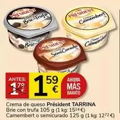 Oferta de Président - Crema De Queso Brie Con Trufa por 1,59€ en Supermercados Charter