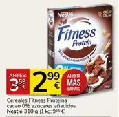 Oferta de Nestlé - Cereales Fitness Proteina Cacao 0% Azucares Anadidos por 2,99€ en Supermercados Charter