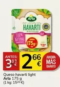 Oferta de Queso Havarti Light por 2,66€ en Supermercados Charter