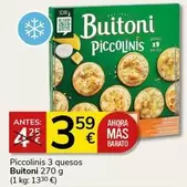 Oferta de Piccolinis 3 Quesos por 3,59€ en Supermercados Charter