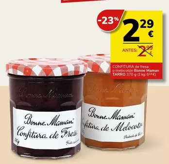 Oferta de Bonne Maman - Confitura de fresa o mezclatos por 2,29€ en Supermercados Charter