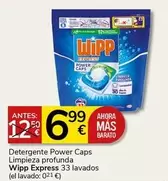 Oferta de WiPP Express - Detergente Power Caps Limpieza Profunda por 6,99€ en Supermercados Charter