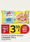 Oferta de Campofrío - Fiambre De Jamon De Pavo por 3,59€ en Supermercados Charter