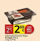 Oferta de El Zagal - Sobrasada Etiqueta Negra por 2,69€ en Supermercados Charter