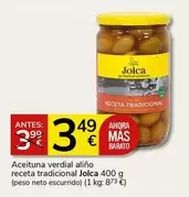 Oferta de Jolca - Aceituna Verdial Aliño Receta Tradicional por 3,49€ en Supermercados Charter