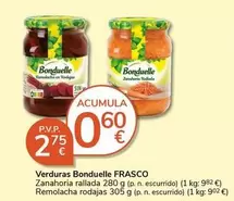 Oferta de Bonduelle - Verduras Frasco por 2,75€ en Supermercados Charter