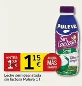 Oferta de Puleva - Leche Semidesnatada Sin Lactosa por 1,15€ en Supermercados Charter