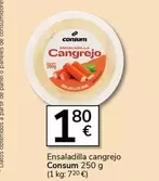 Oferta de Consum - Ensaladilla Cangrejo por 1,8€ en Supermercados Charter