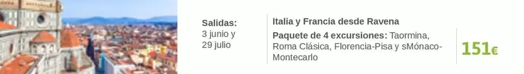 Oferta de Roma - Salliata por 151€ en Viajes El Corte Inglés