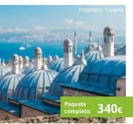 Oferta de Paquete Completo por 340€ en Viajes El Corte Inglés