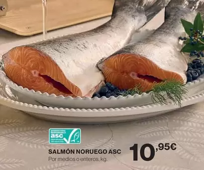 Oferta de Salmón Noruego Asc por 10,95€ en El Corte Inglés