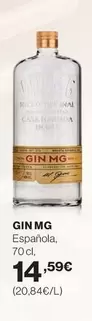 Oferta de Gin MG - Española por 14,59€ en El Corte Inglés