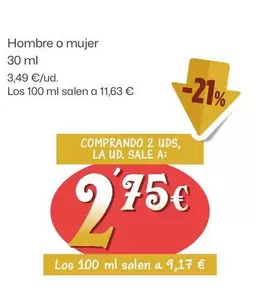 Oferta de Hombre O Mujer por 2,75€ en Ahorramas