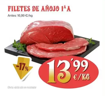 Oferta de Filetes De Anojo 1a por 13,99€ en Ahorramas