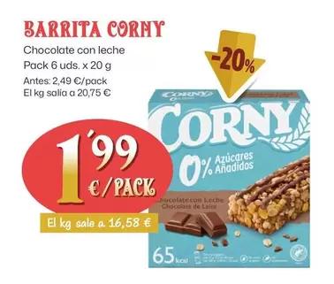 Oferta de Corny - Barrita por 1,99€ en Ahorramas