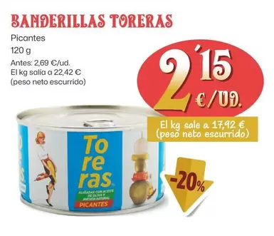 Oferta de Toreras - Banderillas por 2,15€ en Ahorramas