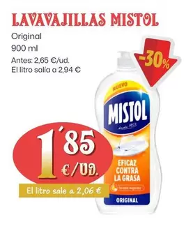 Oferta de Mistol - Lavavajillas Original por 1,85€ en Ahorramas