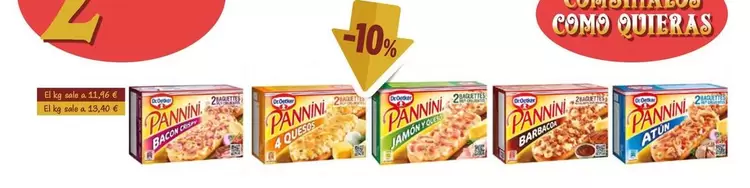 Oferta de Dr Oetker - Pannini por 3,35€ en Ahorramas